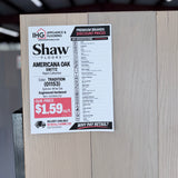 Shaw Americana Oak 772 Tradition